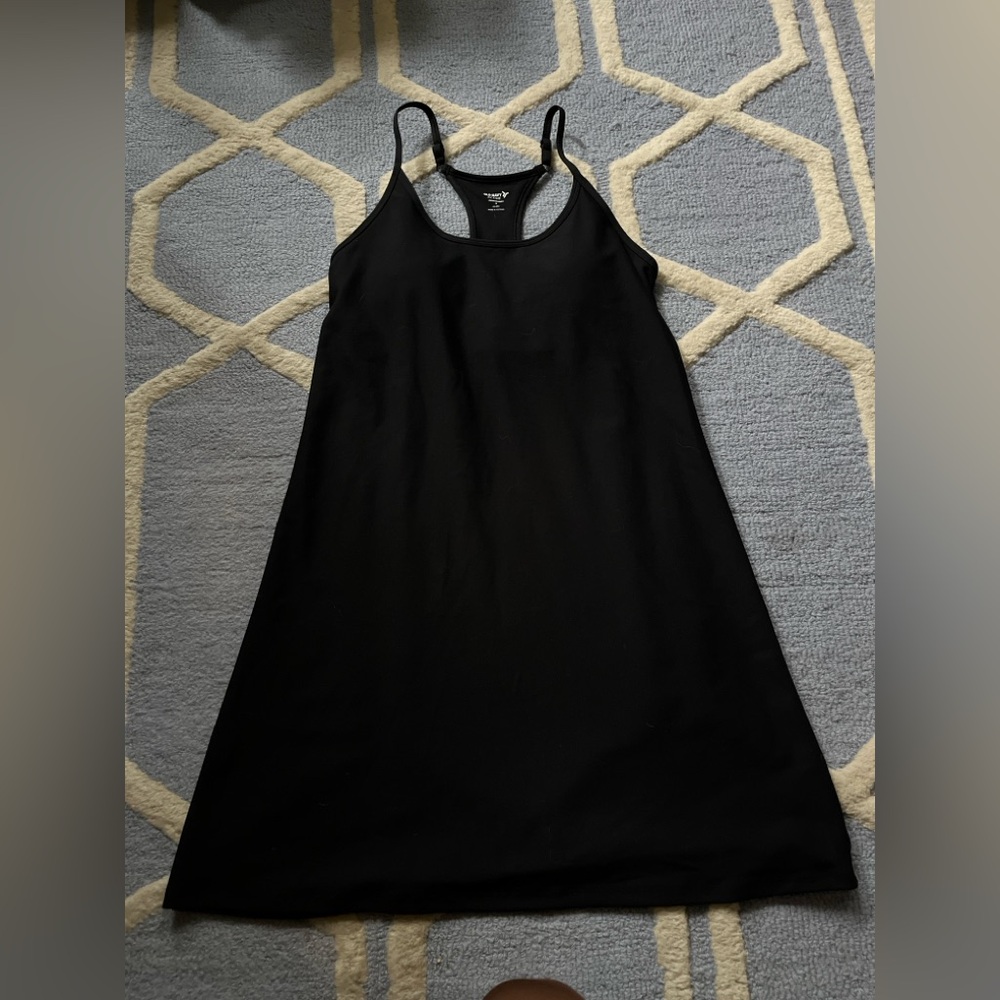 Old Navy Active Tennis Dress - Black Racerback Tank Dress